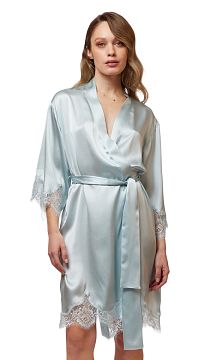 Халат – кимоно с кружевом Vivis Pearl