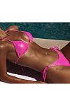 Лиф Luli Fama Luminous Seamless Triangle Top Metallic Pink - MixBikini