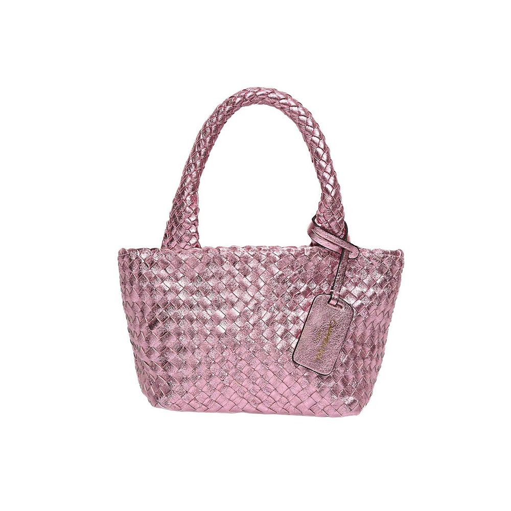Сумка Carmen Sol Elba Metallic Small Tote Pink - MixBikini