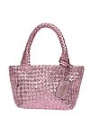 Сумка Carmen Sol Elba Metallic Small Tote Pink - MixBikini