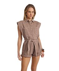 Комбинезон One Teaspoon Bandit Aviator Mini Denim Jumpsuit