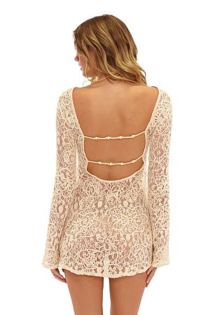 Платье Beach Bunny Dream Catcher Mini Dress- Ivory - MixBikini