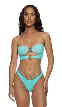 Плавки Luli Fama Strappy Loop Brazilian Scrunch Bottom