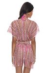 Туника пляжная Luli Fama Short Caftan Multi Pink Coral - MixBikini