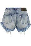 Шорты One Teaspoon Le Wolves Mid Waist Mid Length Denim Shorts - MixBikini