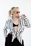 Рубашка Sea Level Corfu Stripe Shirt black - MixBikini