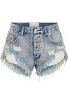 Шорты One Teaspoon Rollers Low Waist Denim Shorts - MixBikini