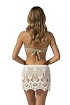 Юбка Beach Bunny Aspen Mini Skirt Ivory - MixBikini