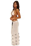 Юбка Beach Bunny Cyrus Maxi Skirt White - MixBikini