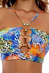 Топ-бандо Luli Fama Isla Salvaje Halter Ring Tube Top - MixBikini