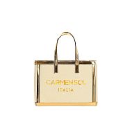 Сумка - тоут Carmen Sol Venezia Canvas Mini Gold