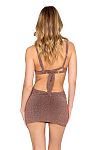 Юбка Beach Bunny Casey Mini Skirt - Brown Glitter - MixBikini