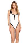 Купальник Beach Bunny Haven One Piece - White - MixBikini