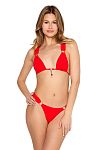 Плавки Beach Bunny Leopard Love Tango Bottom - Red - MixBikini