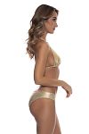 Лиф Luli Fama Medusa Triangle Halter Top Gold - MixBikini