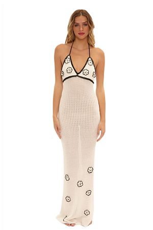 Платье Beach Bunny Cyrus Maxi Dress White - MixBikini