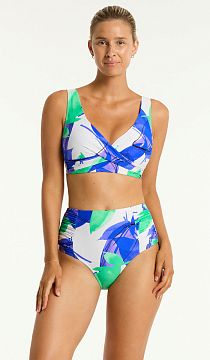 Лиф Sea Level Sublime Cross Front Multifit Bra Cobalt