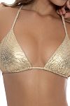 Лиф Luli Fama Medusa Seamless Triangle Top Gold - MixBikini