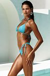Купальник Luli Fama Seamless Triangle Top & Seamless Wavy Ruched Back Brazilian Tie Side Bottom - MixBikini