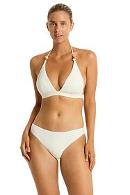 Купальник Sea Level Caracus Tri Halter & Caracus Regular Cheeky Pant Coconut