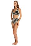 Купальник Sea Level Jungle Book Cross Front Multifit Bra & Jungle Book High Waist Gathered Side Pant - MixBikini