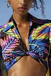 Блуза Luli Fama Cropped Tie Shirt - MixBikini