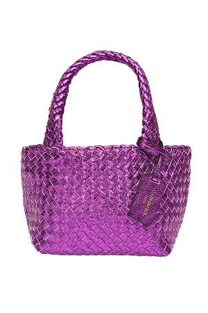 Сумка Carmen Sol Elba Metallic Small Tote Purple - MixBikini