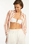 Рубашка Sea Level Corfu Stripe Shirt Flame - MixBikini