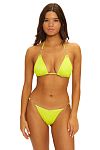 Плавки Beach Bunny Moana Tango Tie Side - Chartreuse - MixBikini