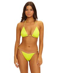Плавки Beach Bunny Moana Tango Tie Side - Chartreuse