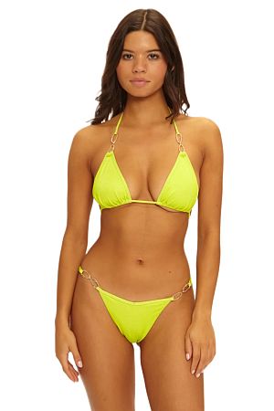 Плавки Beach Bunny Moana Tango Tie Side - Chartreuse - MixBikini
