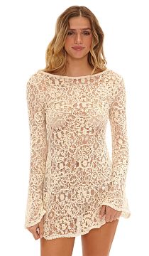 Платье Beach Bunny Dream Catcher Mini Dress- Ivory