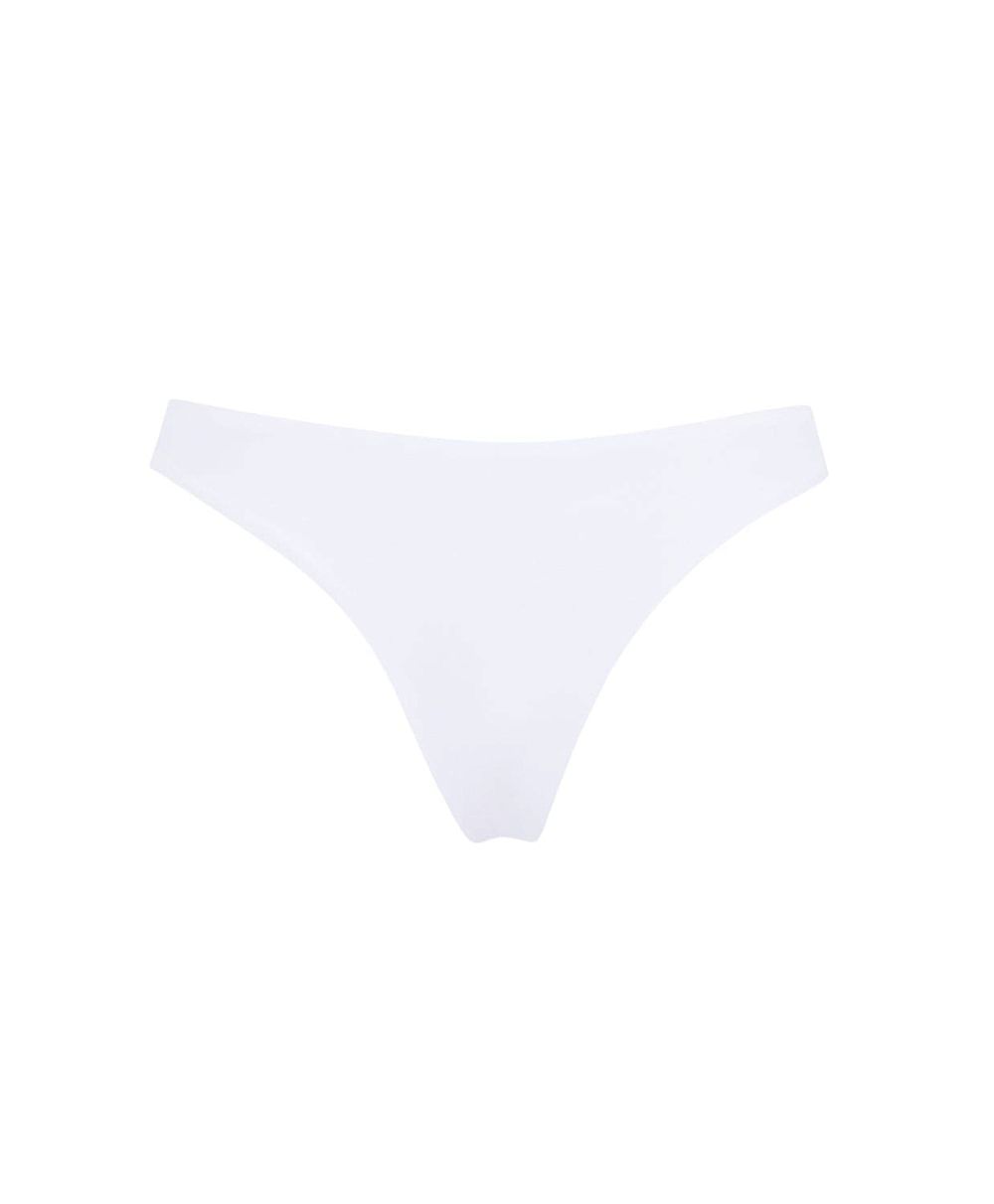 Купальник Pilyq White Sands Beaded Brynn Halter & Ruched Bottoms - MixBikini
