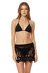 Юбка Beach Bunny Aspen Mini Skirt black - MixBikini