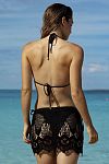 Юбка Beach Bunny Aspen Mini Skirt black - MixBikini