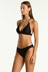 Купальник Sea Level Caracus Tri Halter & Caracus Regular Cheeky Pant Black - MixBikini