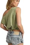 Футболка One Teaspoon Khaki Vintage Tank - MixBikini