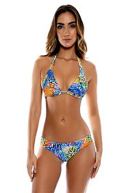 Лиф Luli Fama Isla Salvaje Triangle Halter Top