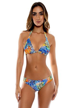 Лиф Luli Fama Isla Salvaje Triangle Halter Top - MixBikini