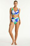 Лиф Sea Level Sublime Cross Front Multifit Bra Cobalt - MixBikini