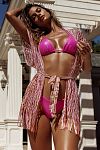 Туника пляжная Luli Fama Short Caftan Multi Pink Coral - MixBikini