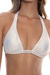 Лиф Luli Fama Luminous Triangle Halter Top Gold - MixBikini
