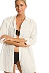 Рубашка Sea Level Resort Linen Cover Up - MixBikini