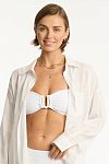 Рубашка Sea Level Breeze Linen Beach Shirt White - MixBikini