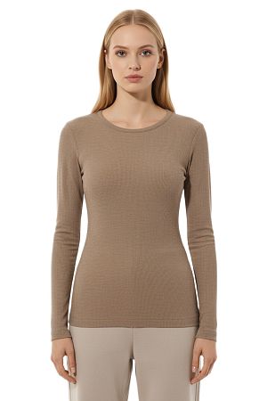 Лонгслив DNUD Manches Langues cappuccino - MixBikini