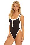 Купальник Beach Bunny Haven One Piece - Black - MixBikini
