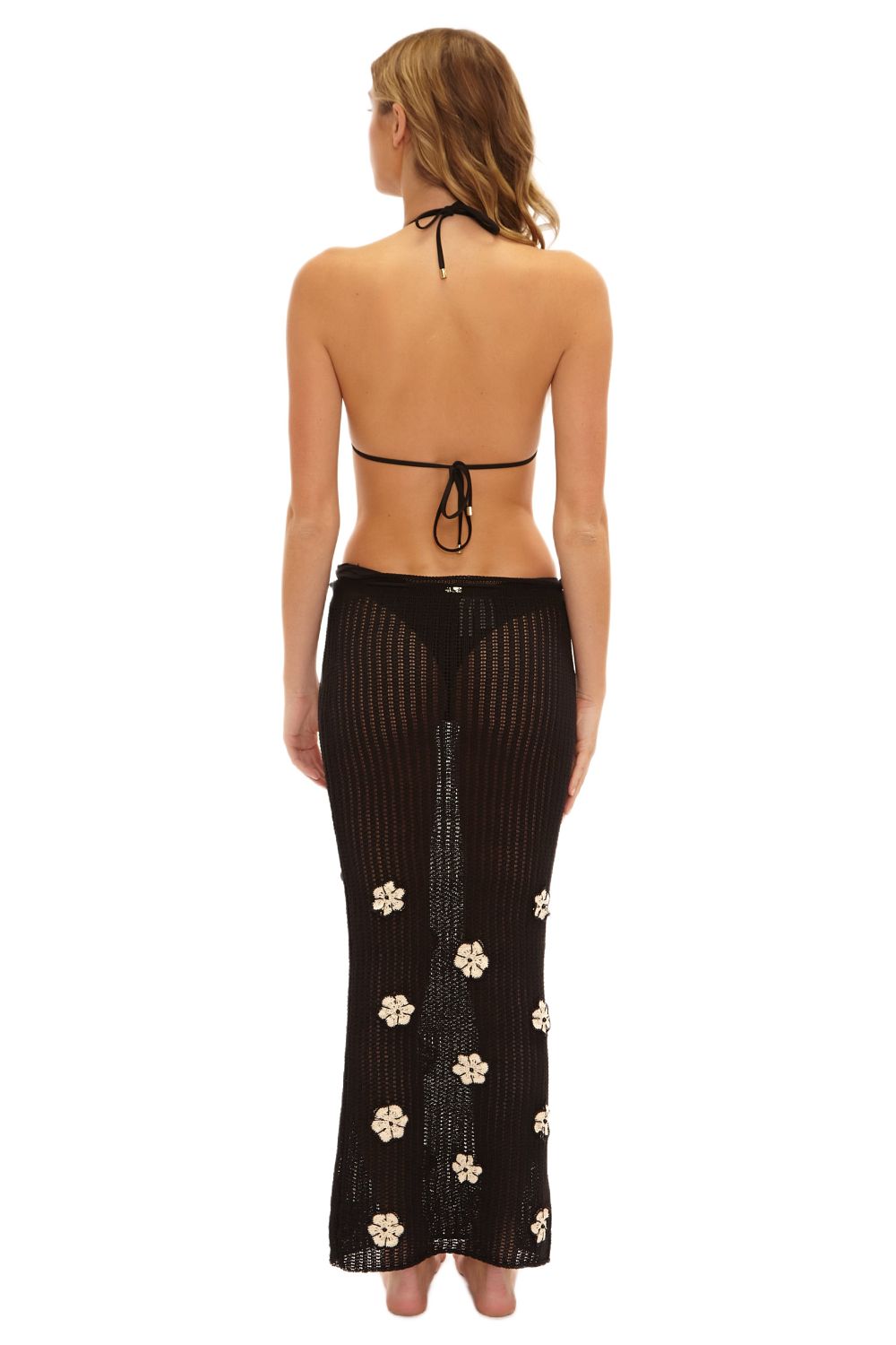 Юбка Beach Bunny Cyrus Maxi Skirt Black - MixBikini