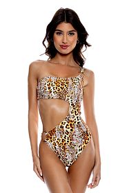 Купальник Luli Fama Mamacita One Shoulder Bodysuit
