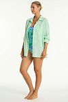 Рубашка Sea Level Breeze Linen Beach Shirt Sea - MixBikini