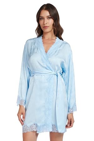 Халат-кимоно с кружевом Vivis Baby Blue - MixBikini